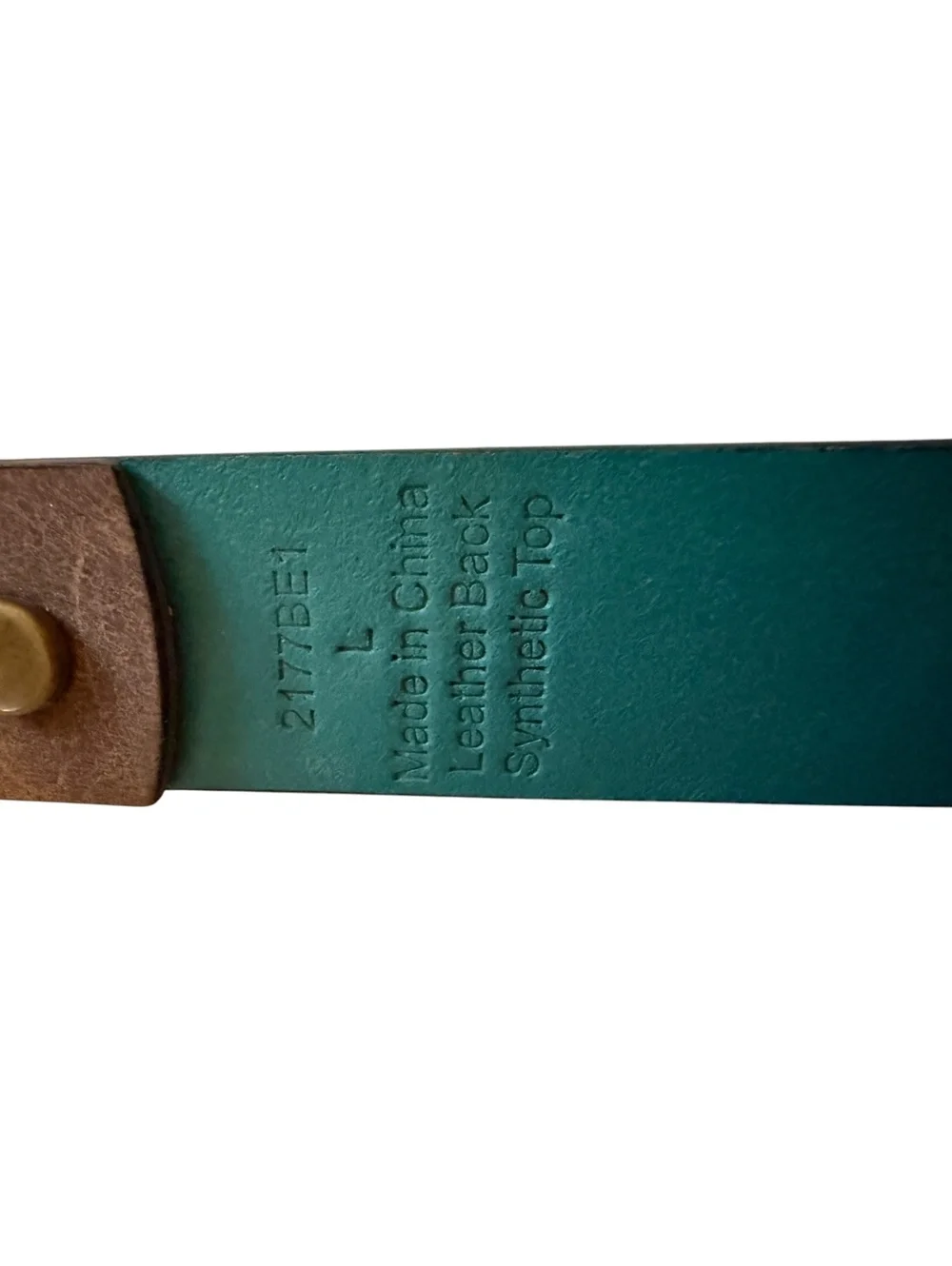Catchfly Studio Embroidered Leather Belt with Studs and Feather Design